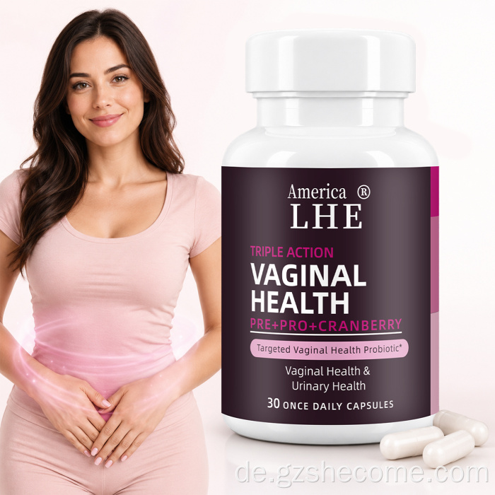 Premium Shecome Women Probiotische Nahrungsergänzung mit dreifacher Wirkung